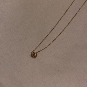 Light Pink Kate Spade mirrorball necklace